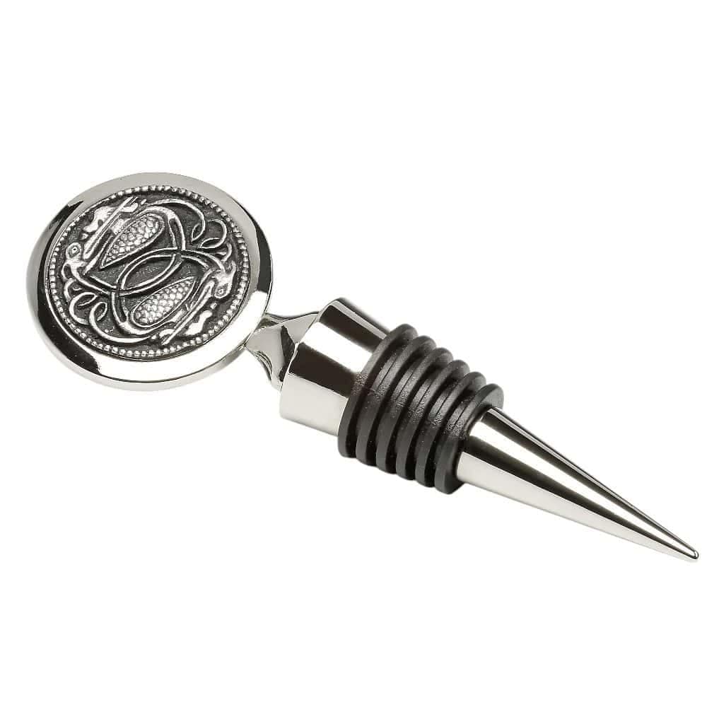 Book of Kells Birds Wine Stopper – Mullingar Pewter - Image 3