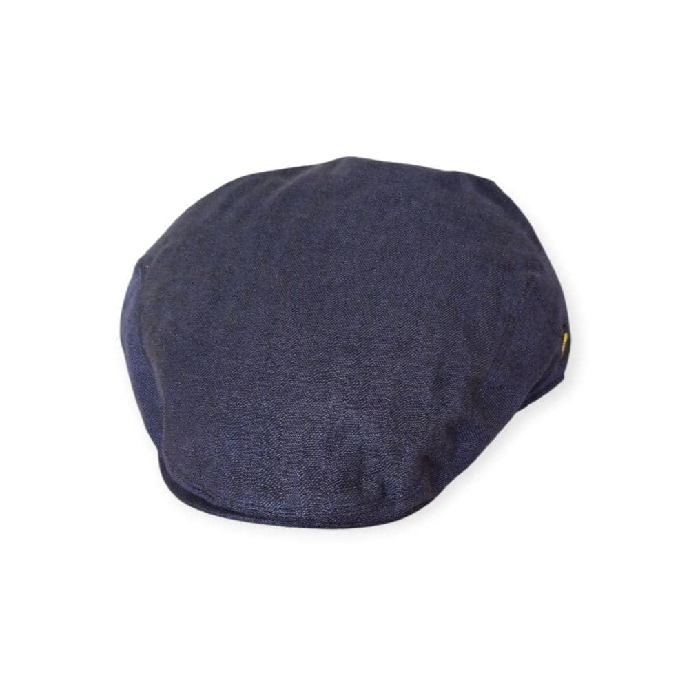 Irish Linen Cap in Blackberry – Handmade by Hatman of Ireland - Irish Caps – Heritage Style for Every Generation - Image 3
