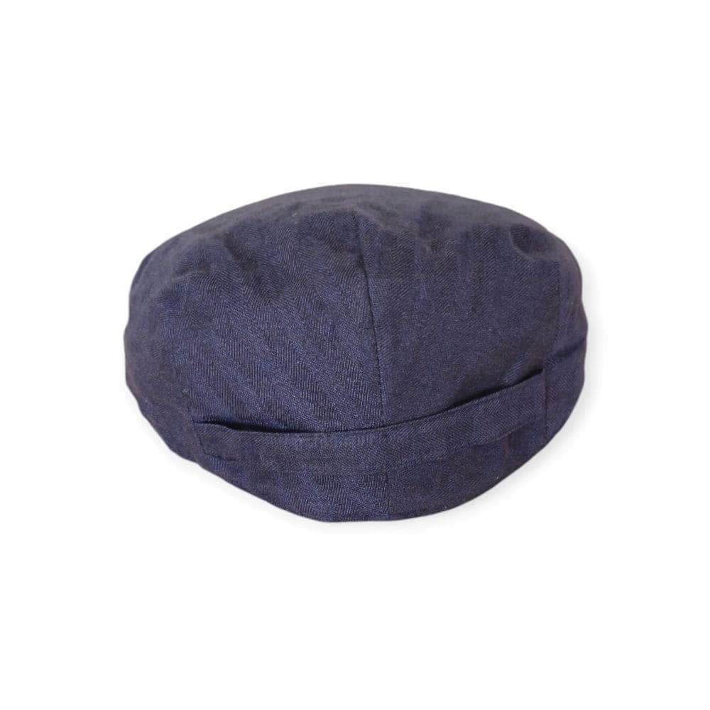 Irish Linen Cap in Blackberry – Handmade by Hatman of Ireland - Irish Caps – Heritage Style for Every Generation - Image 1