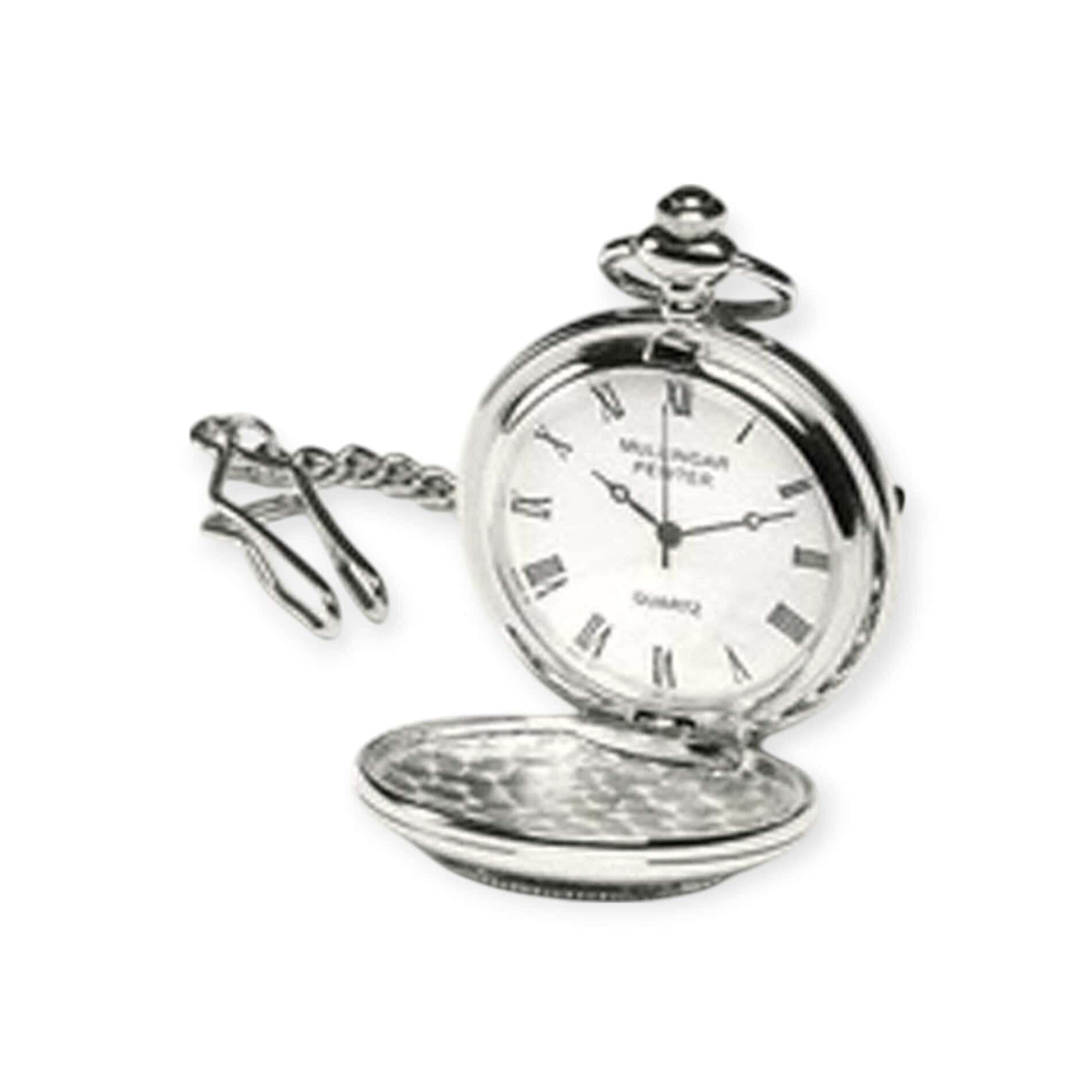 Shamrock Pocket Watch – Mullingar Pewter - Battery Powered - Image 4