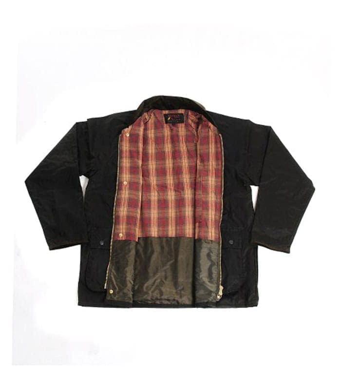 Men's Waxed Country Jacket – Green Colour - Hatman of Ireland - Image 2
