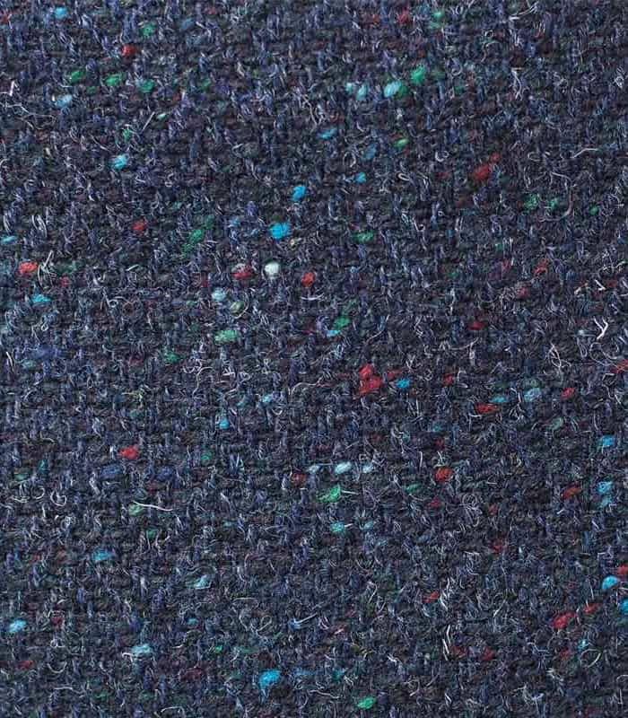 Navy Blue Herringbone Donegal Tweed Dubliner Cap - Image 2