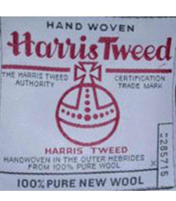 Harris Tweed Flat Cap - Silver Grey Herringbone - Vintage Style - Image 2