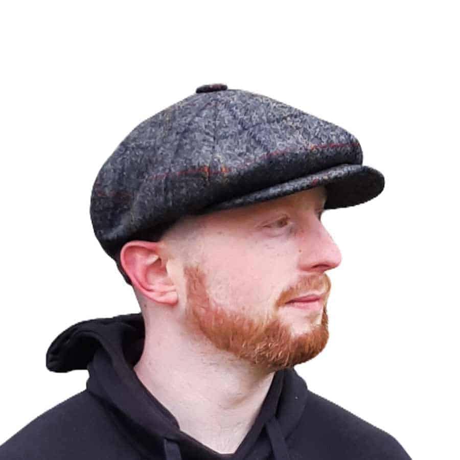 Irish Tweed Newsboy Cap by Jonathan Richard - Image 2