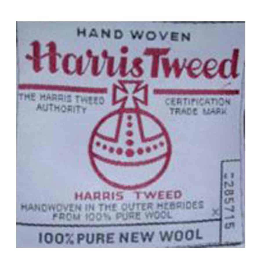 Harris Tweed Flat Cap – Blue Check Pattern - Image 6